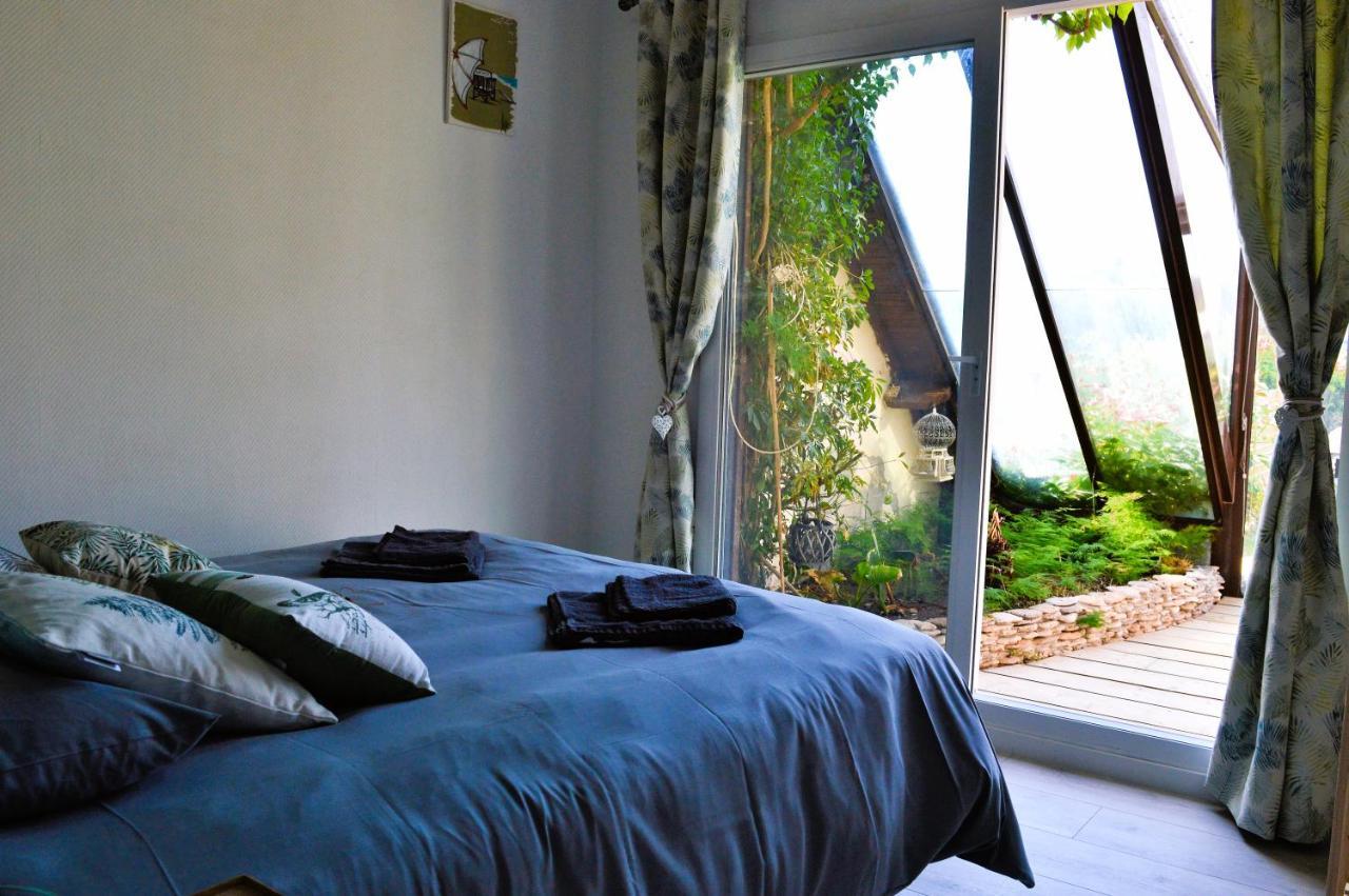 La Maison Penchee, Avec Jardin A 50M De La Plage Asnelles Buitenkant foto